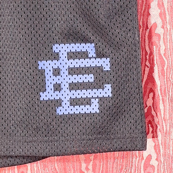 New ERIC Emanuel EE Official Merchandise Basic Shorts BLACK/BLUEISH L AUTHENTIC - Picture 6 of 12